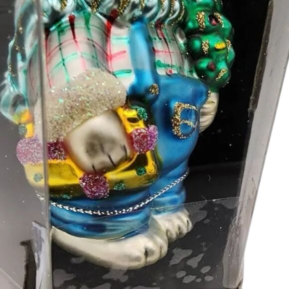 Vintage RITE AID Christmas Hand Blown Glass Polar Bear Ornament - Picture 8 of 8